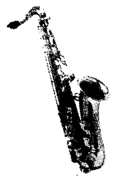 Saxophone halftone