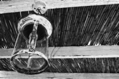 Lamp on a ceiling