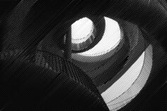 Black and white staircase