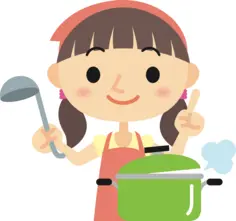 Girl cooking