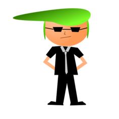 Green-haired dude