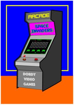Arcade video games machine