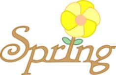 English word for spring