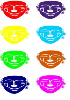 Colorful traditional masks