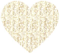 Gold electronic heart