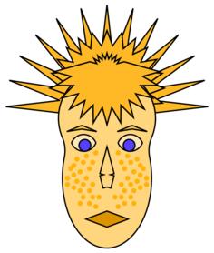 Kid with freckles