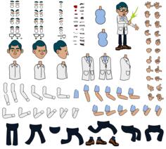 Parts of scientist