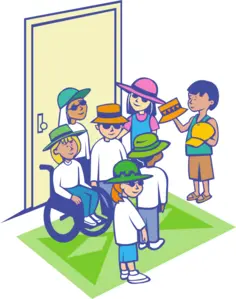 Kids with hats