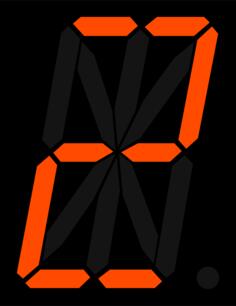 Display numeral 2