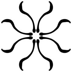 Hand-drawn flower