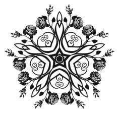 Ornamental rose design