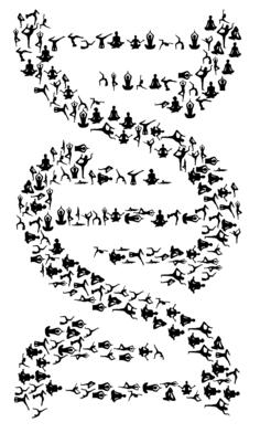 Yoga DNA symbol