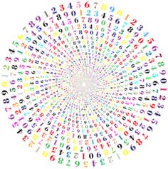 Colorful numbers vortex