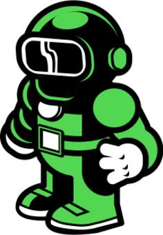 Green spaceman