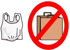 ''No paper bags'' allowed