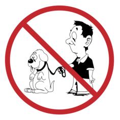 Prohibition of dogs