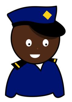 African policeman