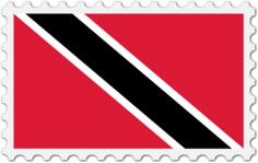 Trinidad and Tobago flag stamp
