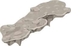 Big stone platform