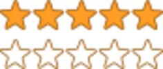 Two rows of stars
