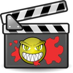Horror movie symbol