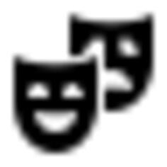 Theater masks icon