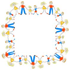 Family sqaure vector image