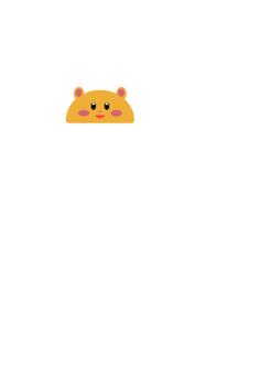 Cartoon little hamster
