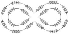 Flourish infinity symbol
