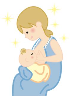Mother and breastfeeding child