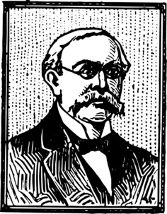 Mustache man with glasses