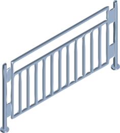 Metal fence
