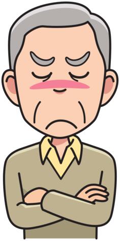Angry grandpa