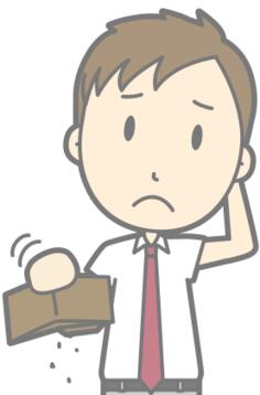 Man with empty wallet
