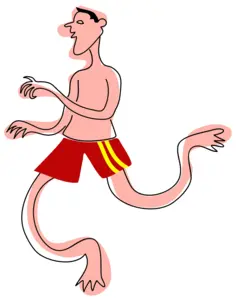 Abstract male illustration