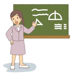 Female teacher image