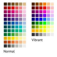Oxygen colors
