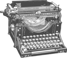 Classic typewriter