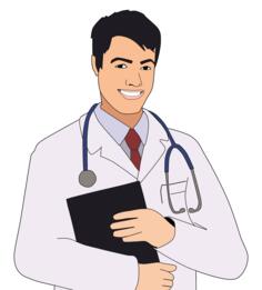 Young male doctor
