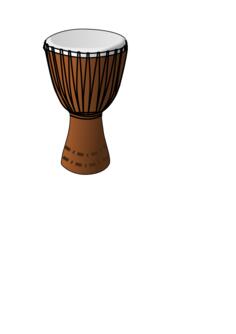 Skin-covered goblet drum