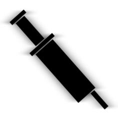 Syringe silhouette