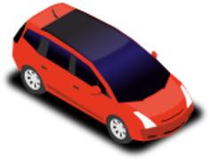 Red sports car