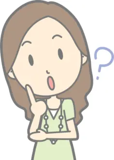 Perplexed female cartoon image