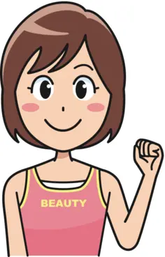 Girl with fist up