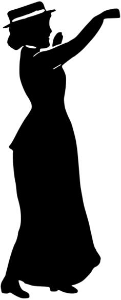 Lady waving