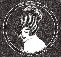 Lady in a circle