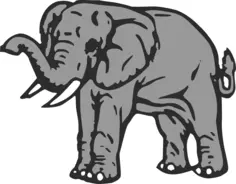 Elephant vector illustration