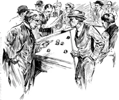 Men playing pool