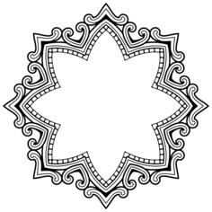 Medieval-style frame