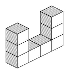 Colorless drawing cubes